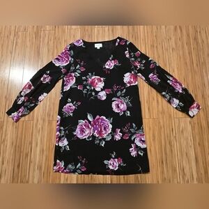Everly Floral Long Sleeve Dress